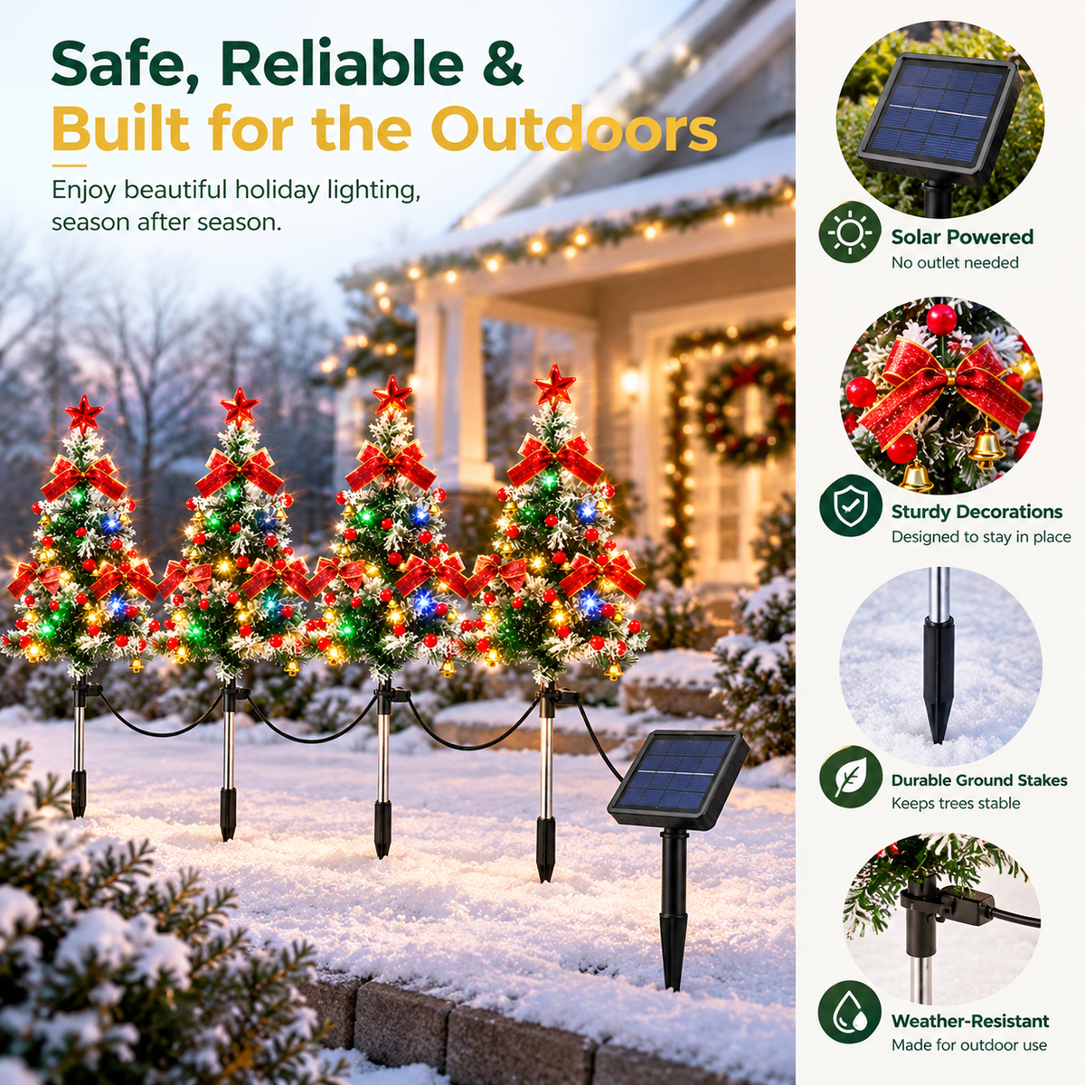 Solar Sprout™ Solar Powered Christmas Tree