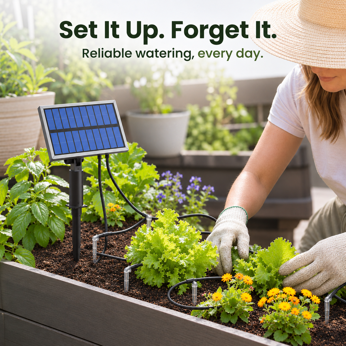 Solar Sprout™ Solar Drip Irrigation System