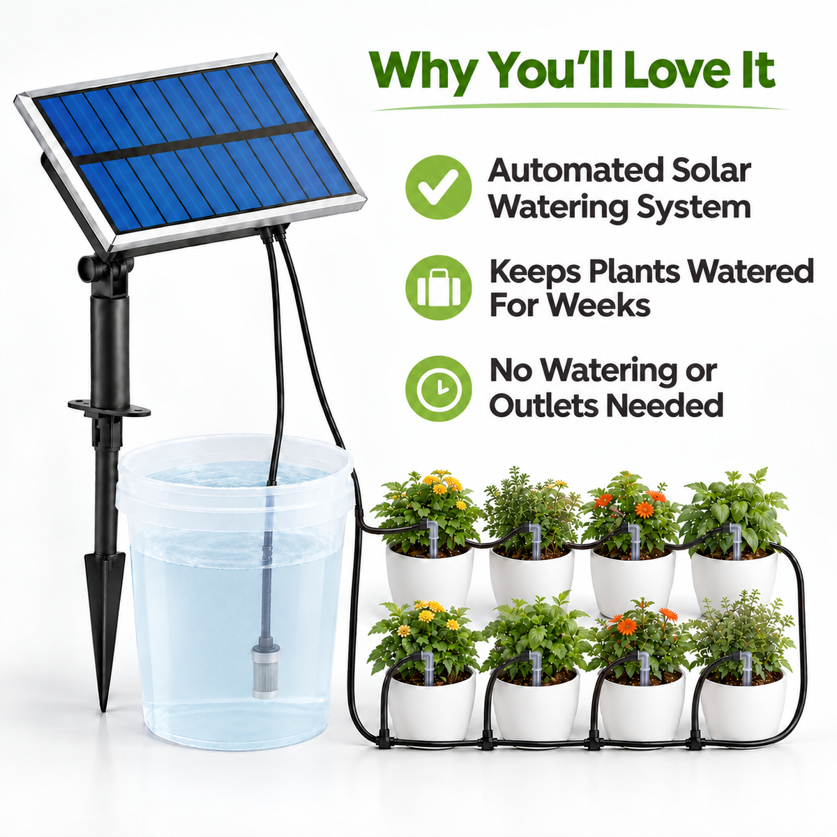 Solar Sprout™ Solar Drip Irrigation System